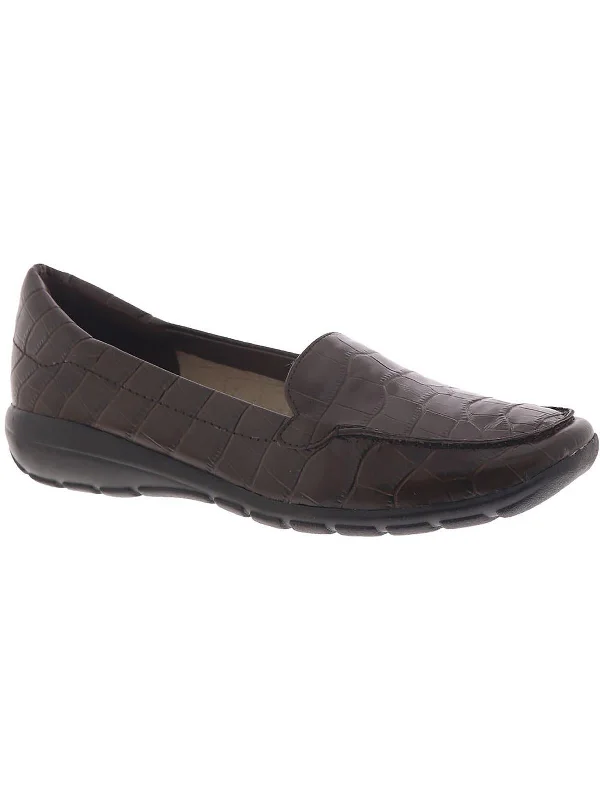 Abide 8 Womens Leather Casual Loafers