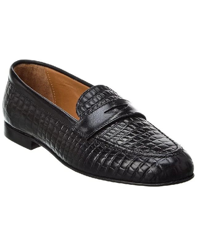 Alfonsi Milano Fancesca Leather Loafer