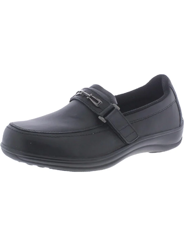 Chelsea Womens Leather Slip On Loafers