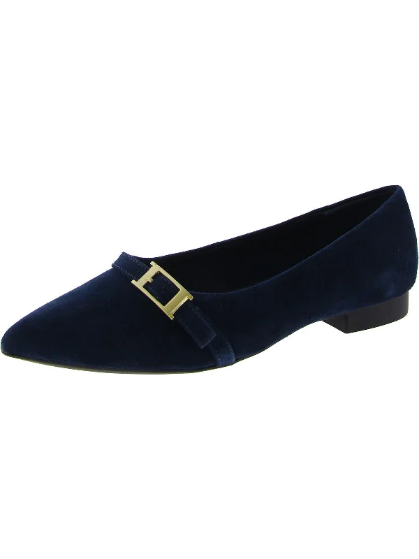 Evanna Womens Suede Slip On Loafers