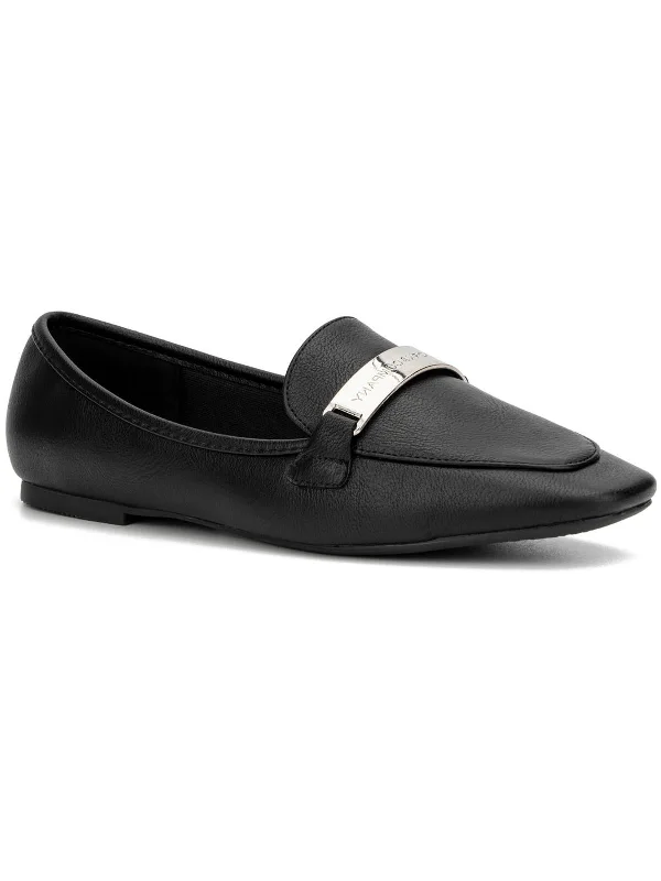 Harleigh Womens Faux Leather Loafers