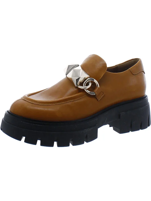 Leroy Womens Leather Loafers