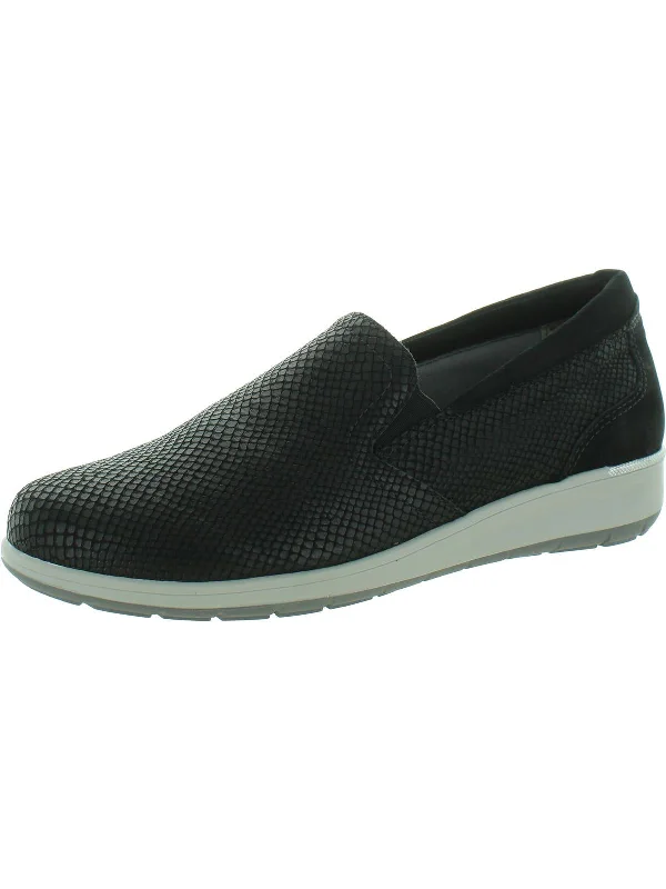 ODEANS Womens Leather Slip On Loafers