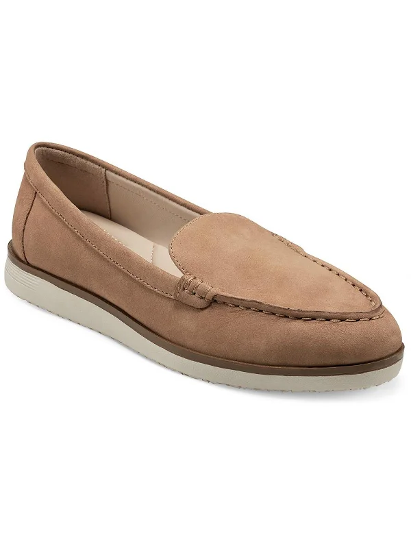 Shutter Womens Suede Slip-On Loafers