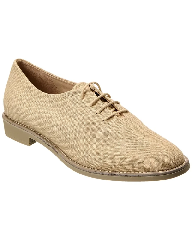 Theory Lace-Up Canvas Loafer