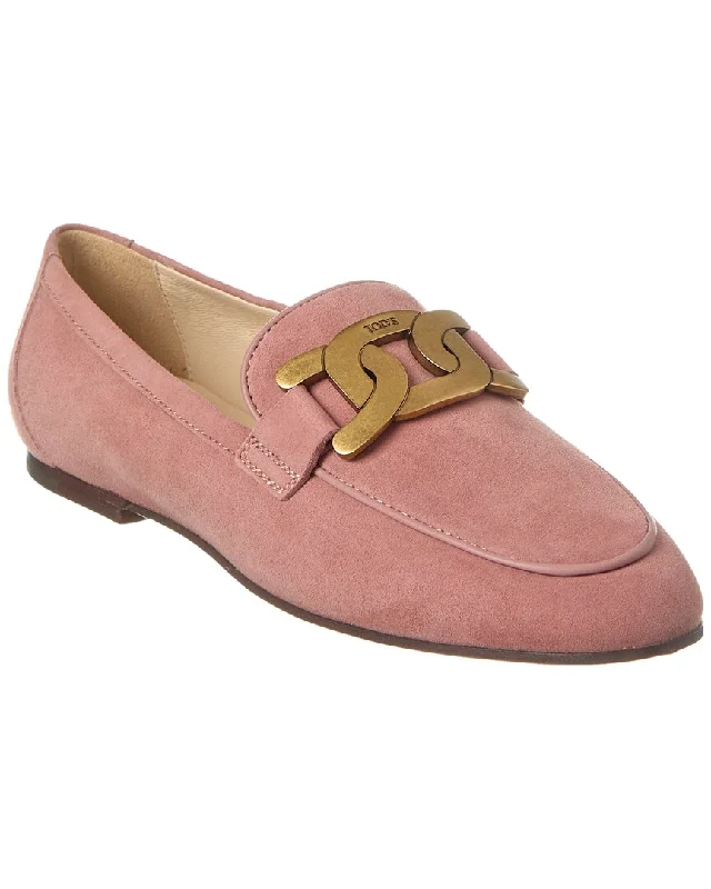 TOD’s Kate Suede & Leather Loafer