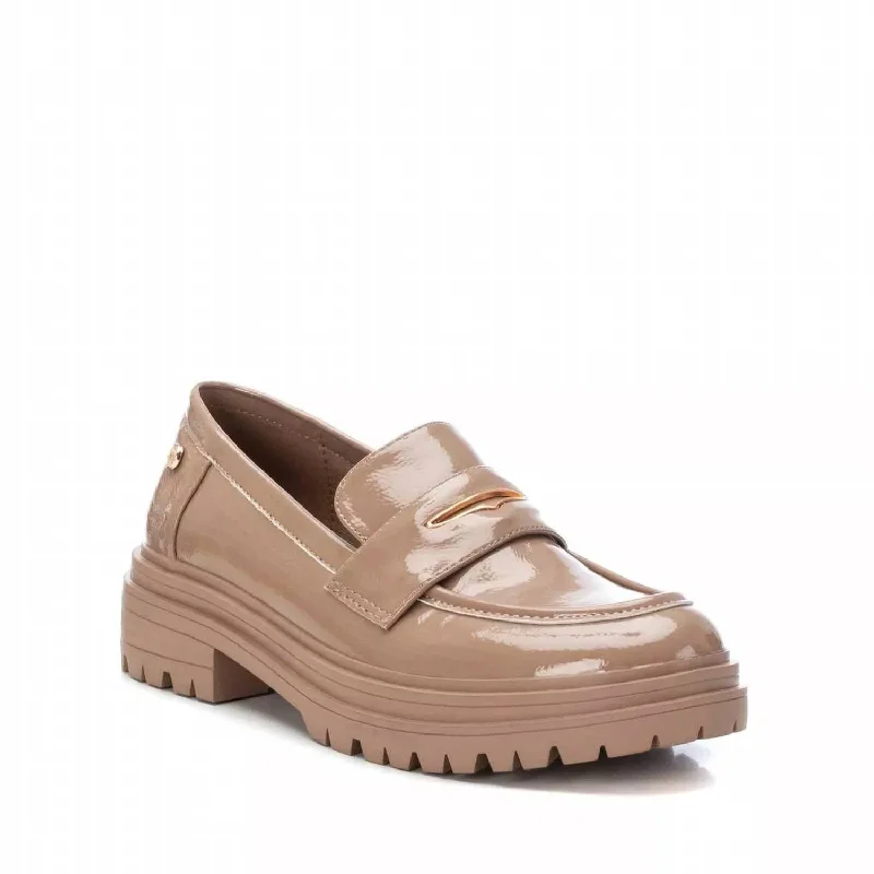 Women's Moccasins In Light/pastel Brown