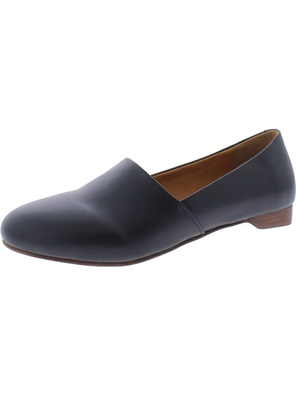 Womens Solid Man Made Loafers