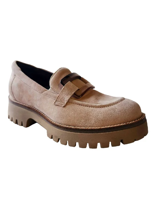 Women's Vanna Loafers In Sahara Suede