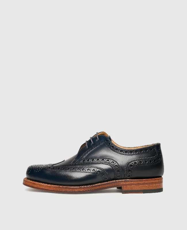 Janosh K Full Brogue C - Navy