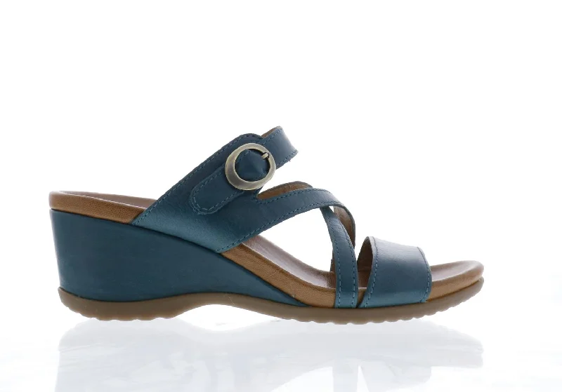 Women's Ana Wedge Sandals In Teal