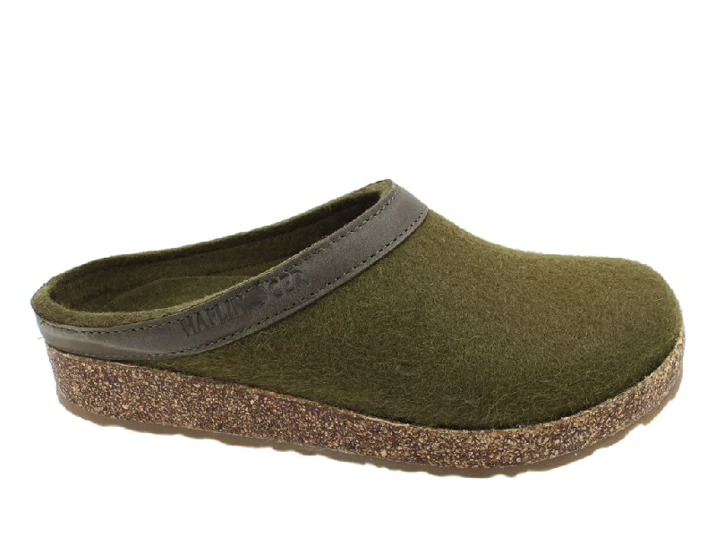 Haflinger Clogs Grizzly Torben Olive