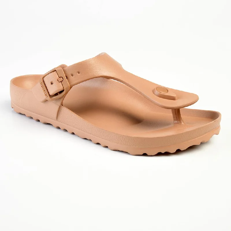 Holster Coastal Thong With Buckle Sandals - Natural