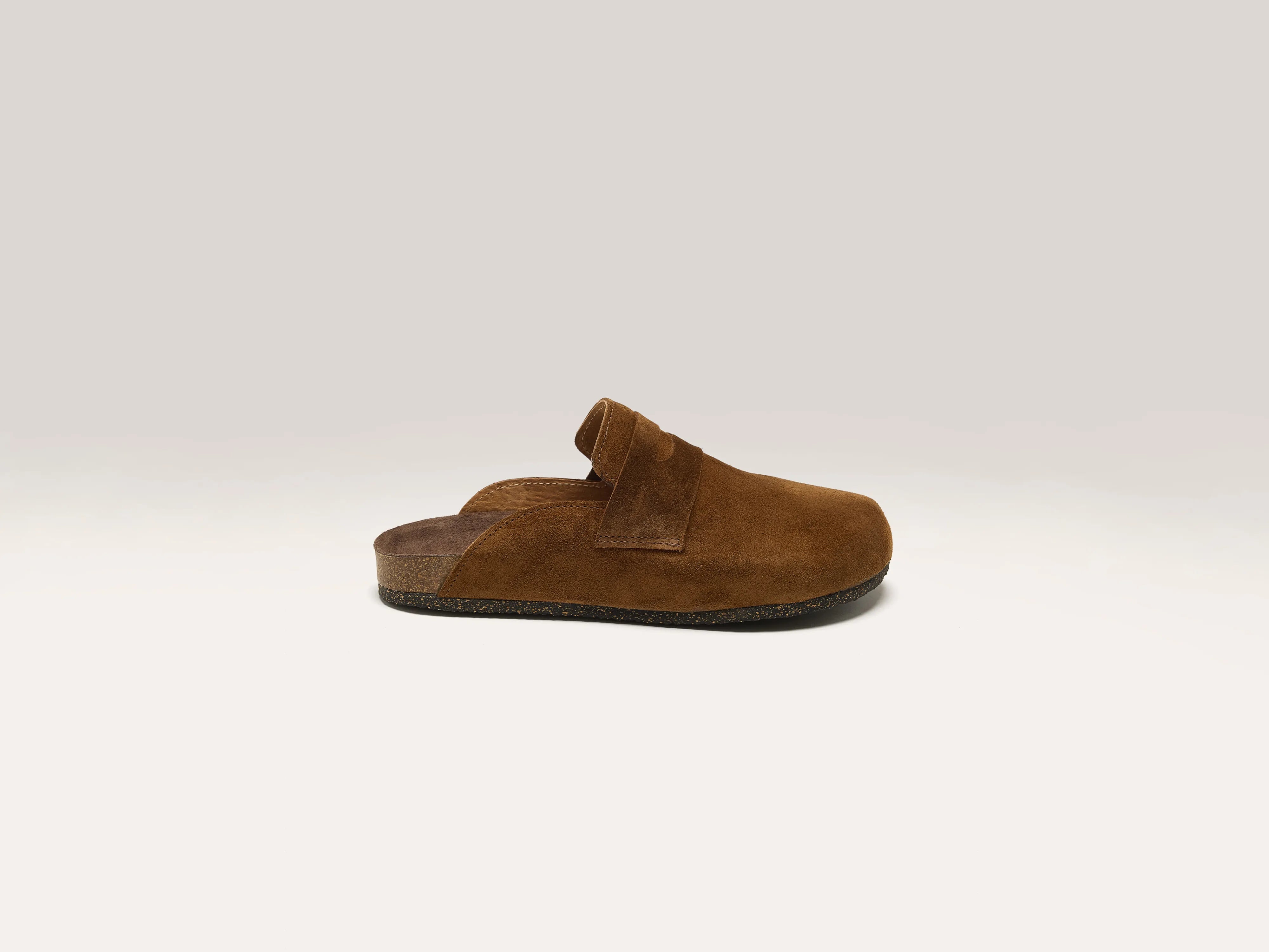 Cognac Velour Clogs (242 / W / COGNAC)